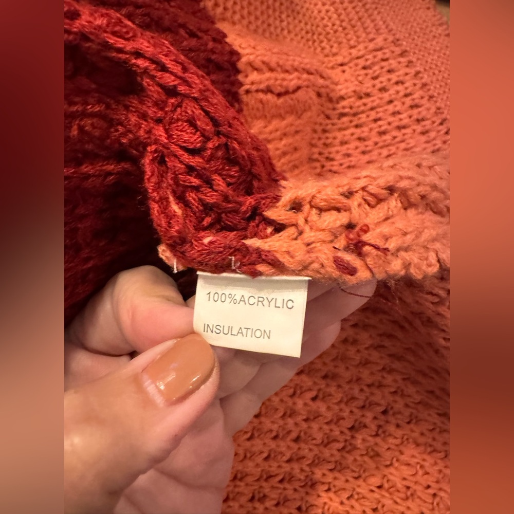 Colorblock Open Front Cardigan Sweater - Picture 5 of 5
